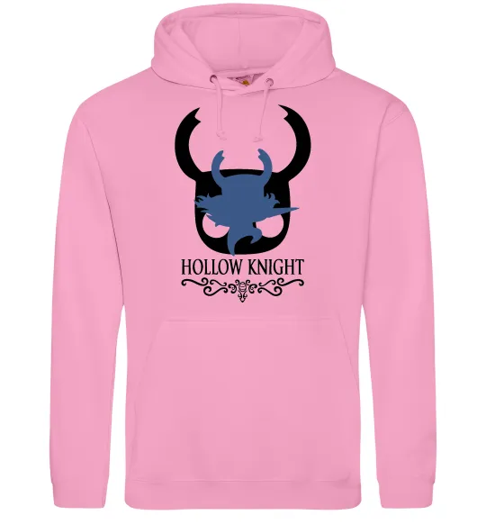 Чоловіча толстовка (худі) Hollow knight лицар Рожевий фото