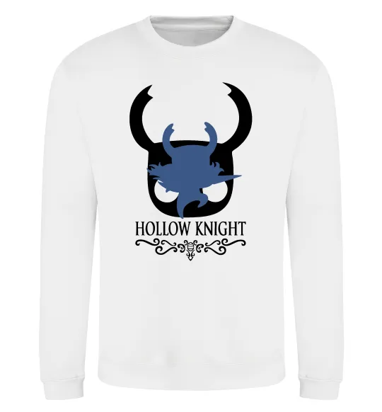 Свитшот Hollow knight лицар Белый фото
