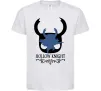 Детская футболка Hollow knight лицар Белый фото