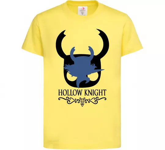Детская футболка Hollow knight лицар Лимонный фото