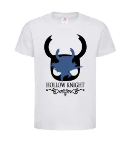 Дитяча футболка Hollow knight лицар Білий фото