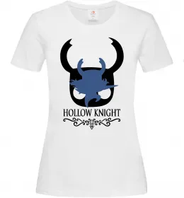 Женская футболка Hollow knight лицар Белый фото