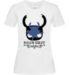 Женская футболка Hollow knight лицар Белый фото