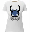 Женская премиум футболка Hollow knight лицар Белый фото
