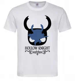 Мужская футболка Hollow knight лицар Белый фото
