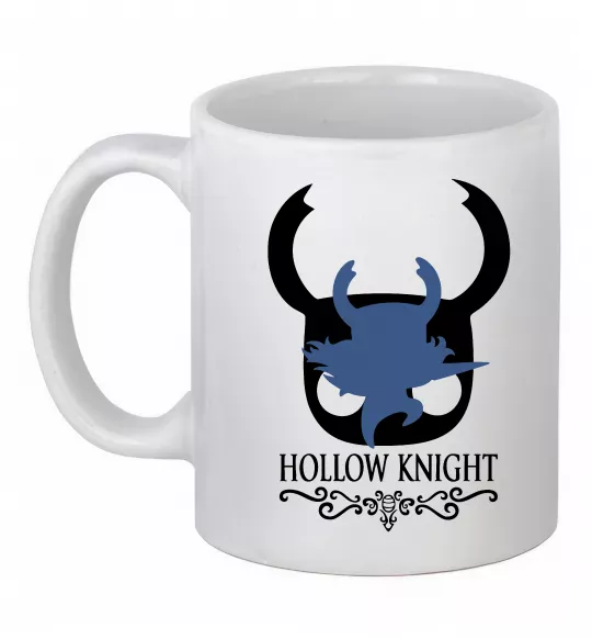 Чашка керамическая Hollow knight лицар Белый фото