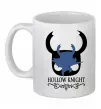 Чашка керамическая Hollow knight лицар Белый фото