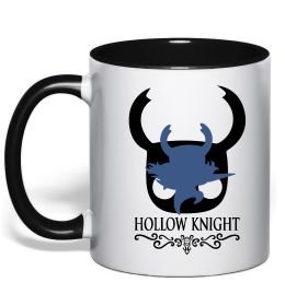 Чашка с цветной ручкой Hollow knight лицар
