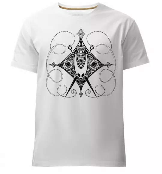 Мужская премиум футболка Hollow knight game Белый фото