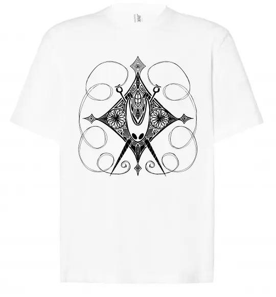 Футболка Оверсайз Hollow knight game Белый фото