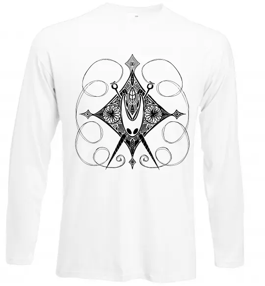 Лонгслив Hollow knight game Белый фото
