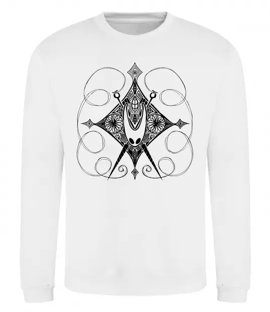 Свитшот Hollow knight game Белый фото