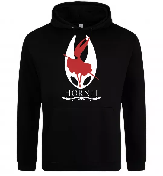 Жіноча толстовка (худі) Hollow knight Hornet Чорний фото