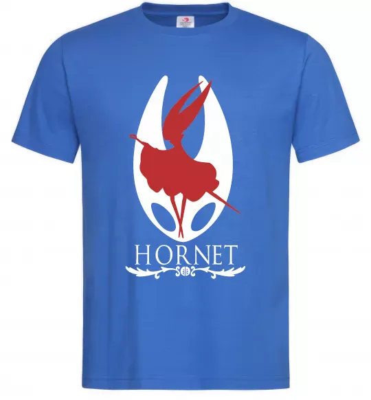 Мужская футболка Hollow knight Hornet Ярко-синий фото