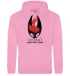 Чоловіча толстовка (худі) Hollow knight Hornet Рожевий фото
