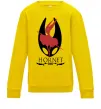 Детский Свитшот Hollow knight Hornet Солнечно желтый фото