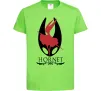 Детская футболка Hollow knight Hornet Лаймовый фото