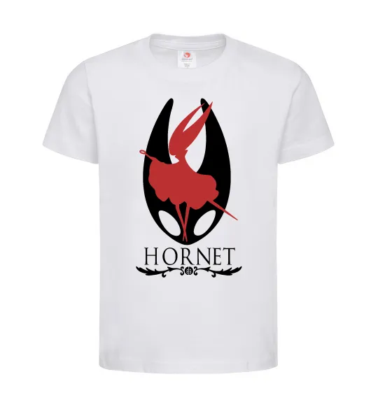Дитяча футболка Hollow knight Hornet Білий фото
