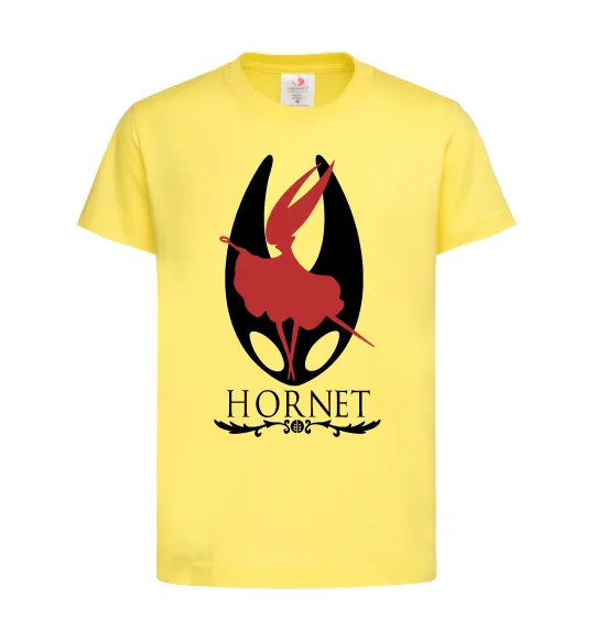 Дитяча футболка Hollow knight Hornet Лимонний фото