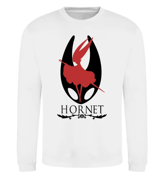 Свитшот Hollow knight Hornet Белый фото