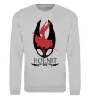 Свитшот Hollow knight Hornet Серый меланж фото