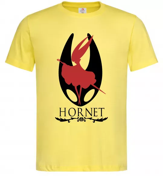Мужская футболка Hollow knight Hornet Лимонный фото