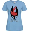 Женская футболка Hollow knight Hornet Голубой фото