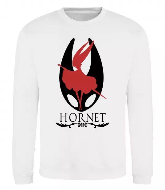 Свитшот Hollow knight Hornet Белый фото