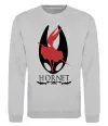 Свитшот Hollow knight Hornet Серый меланж фото