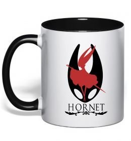 Чашка с цветной ручкой Hollow knight Hornet