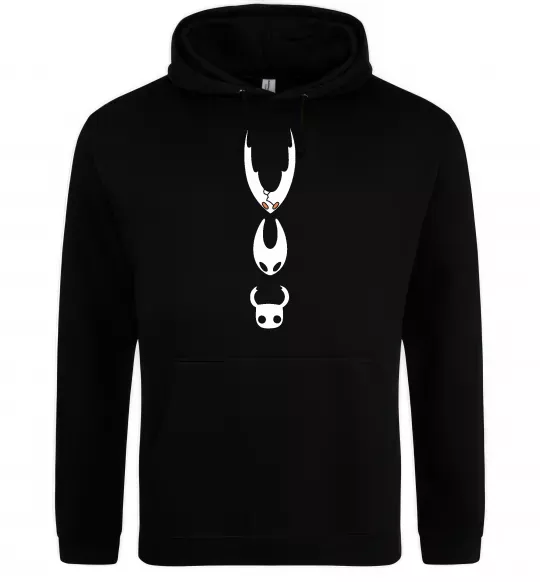 Мужская толстовка (худи) Hollow knight characters Черный фото