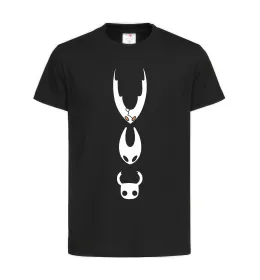 Дитяча футболка Hollow knight characters Чорний фото