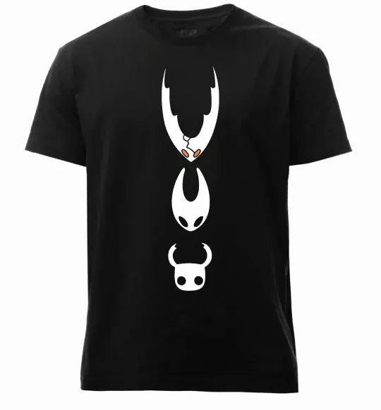 Мужская премиум футболка Hollow knight characters Черный фото