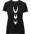 Женская премиум футболка Hollow knight characters Черный фото
