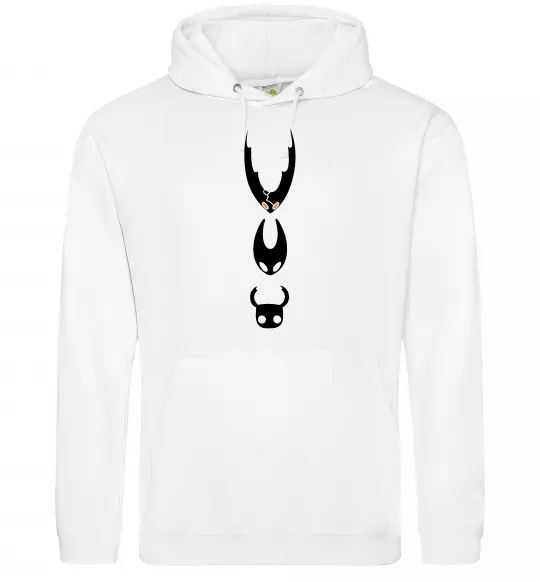 Мужская толстовка (худи) Hollow knight characters Белый фото