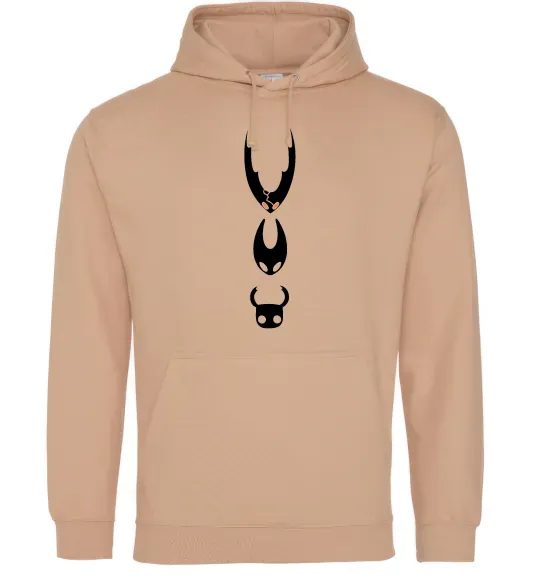 Женская толстовка (худи) Hollow knight characters Песочный фото