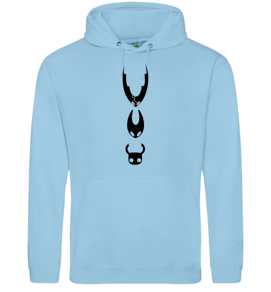 Женская толстовка (худи) Hollow knight characters Голубой фото