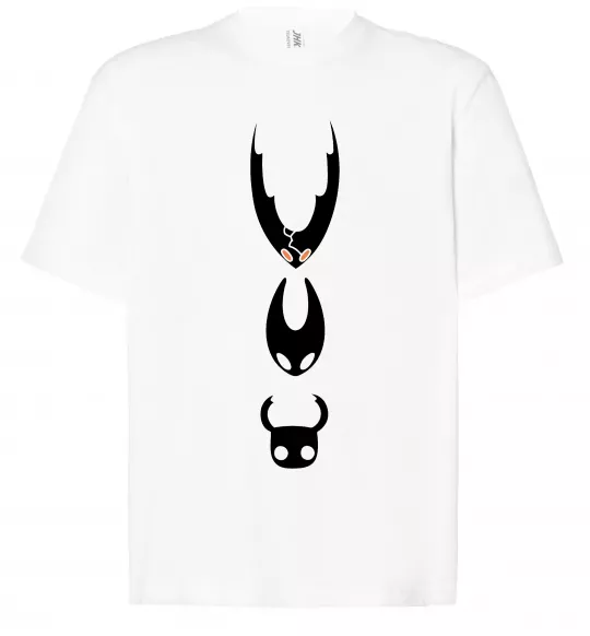 Футболка Оверсайз Hollow knight characters Белый фото