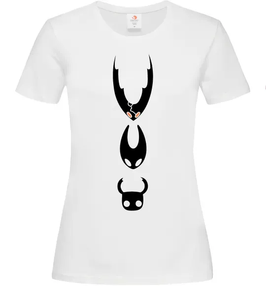 Женская футболка Hollow knight characters Белый фото