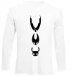 Лонгслив Hollow knight characters Белый фото