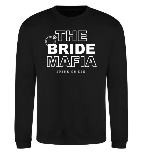 Світшот The bride mafia Чорний фото