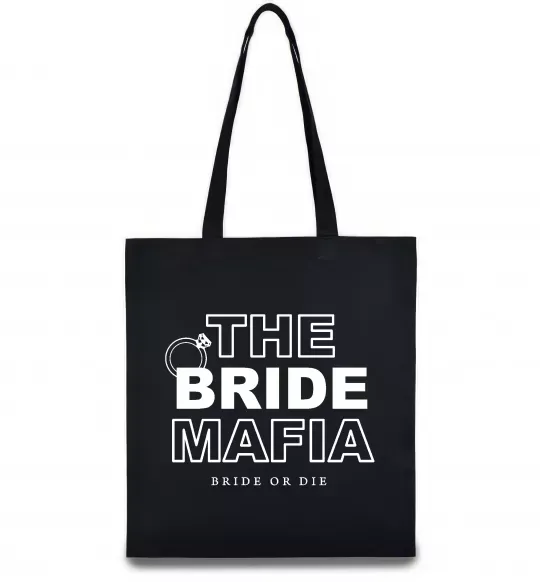 Еко-сумка The bride mafia Чорний фото