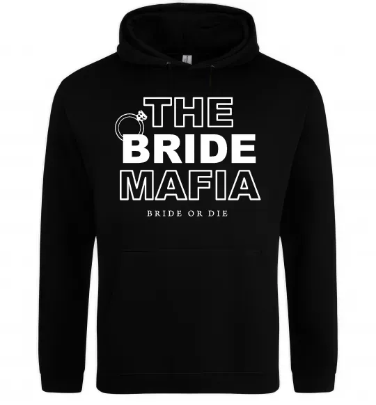 Женская толстовка (худи) The bride mafia Черный фото