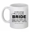 Чашка керамічна The bride mafia Білий фото