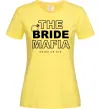 Женская футболка The bride mafia Лимонный Женская футболка The bride mafia Лимонный фото