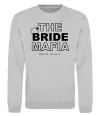 Світшот The bride mafia Сірий меланж фото