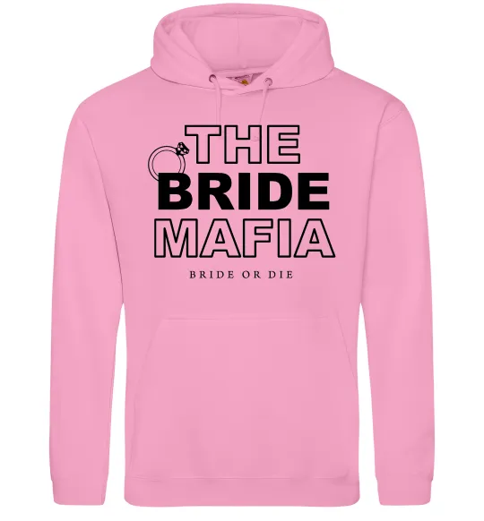 Жіноча толстовка (худі) The bride mafia Рожевий фото
