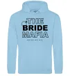 Жіноча толстовка (худі) The bride mafia Блакитний фото