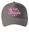 Кепка Team bride crown Сірий фото