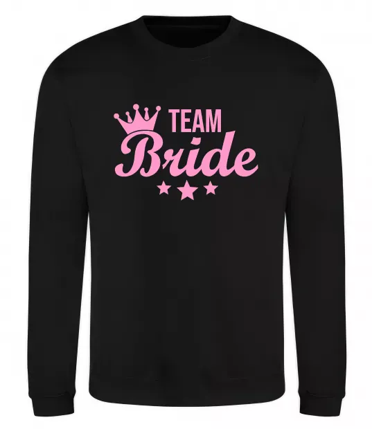Свитшот Team bride crown Черный фото